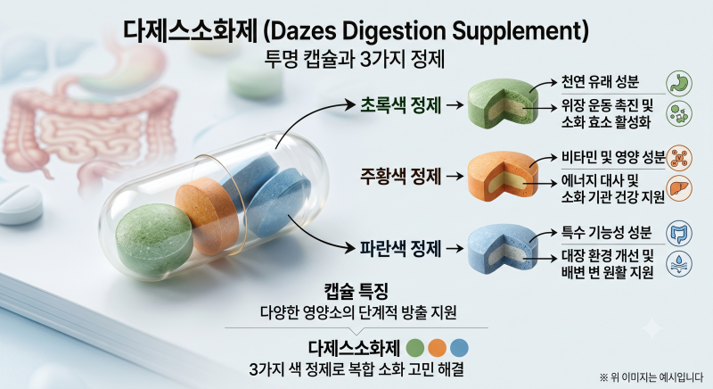다제스소화제, 그냥 체했을 때 먹는 약일까? 성분을 보니 달랐습니다