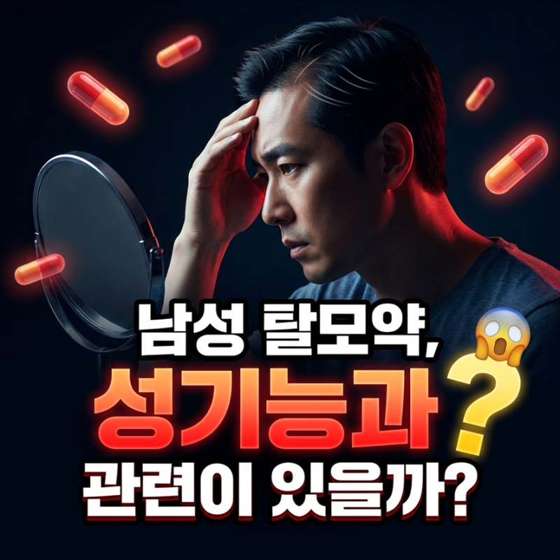 남성 탈모 약, 성기능과 관련이 있을까?