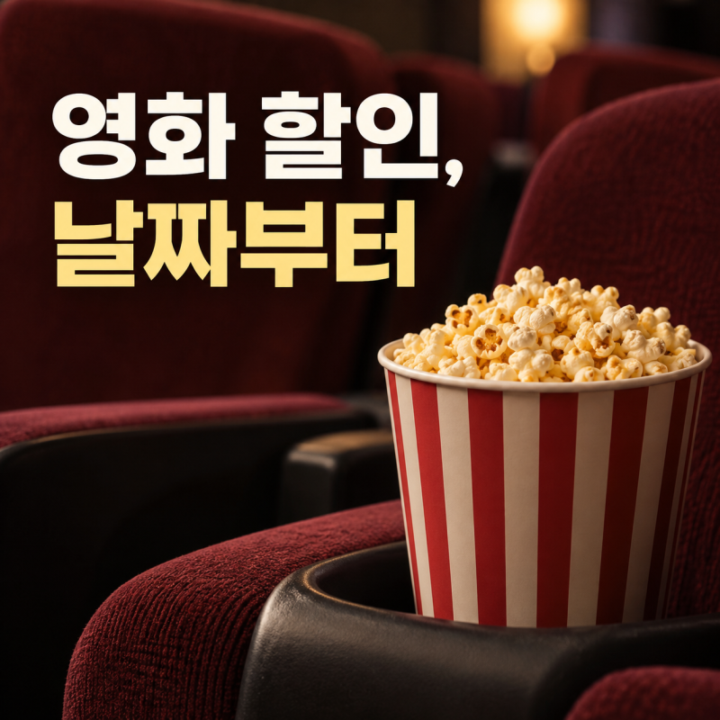 2026년 9월 문화가 있는 날 영화 할인, 매주 수요일은 아니에요