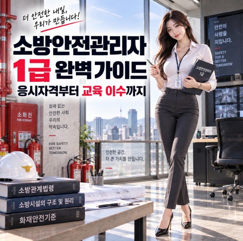 소방안전관리자 1급 응시자격 및 비전공자 강습 교육 이수 조건
