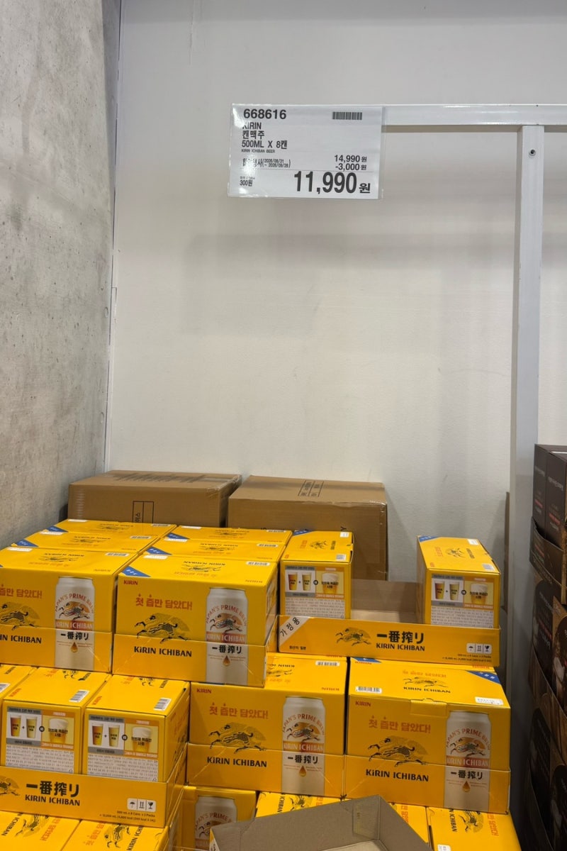 코스트코 맥주 추천｜기린 8캔에 11,990원? 하이네켄, 하이트 무알콜까지