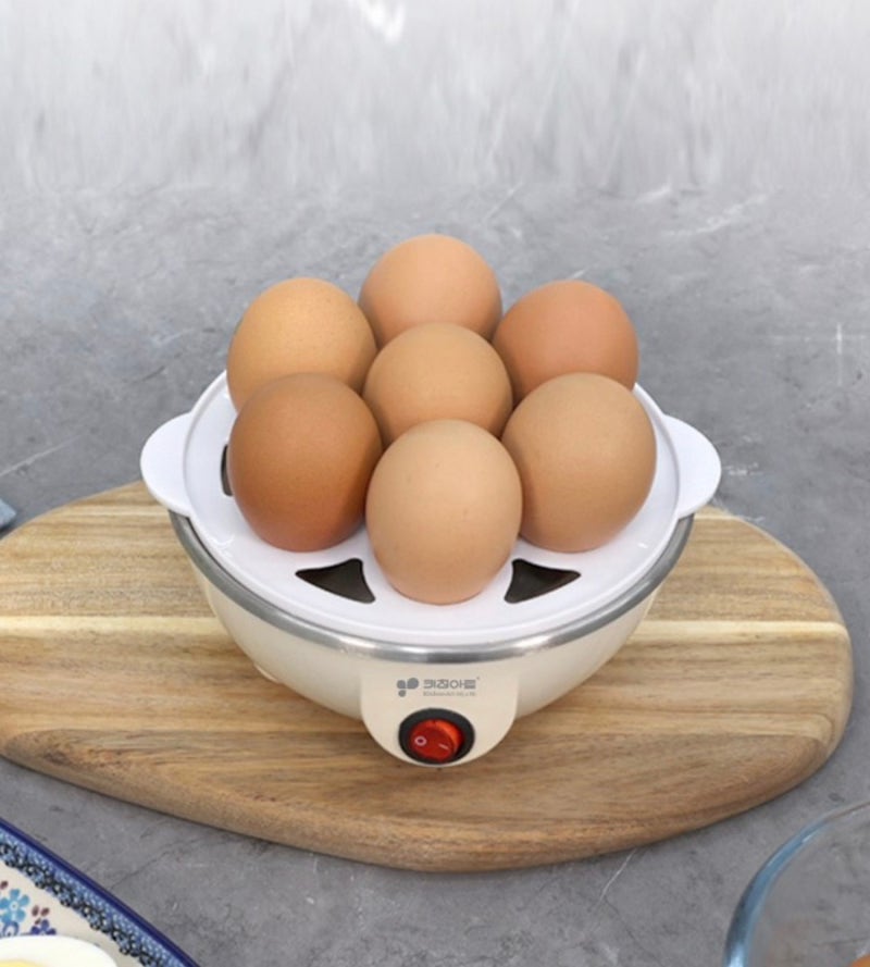 키친아트 계란찜기 에그쿠커 사용법 후기 | 달걀삶는기계 하나로 고구마·채소 찌기까지 완....