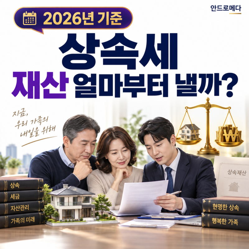"우리 집 재산은 상속세 대상일까?" 상속세 일괄공제·배우자공제로 보는 면제 한도