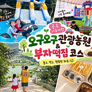[천안근교나들이] 공주여행!!오구오구관광농원& 공주 부자떡집