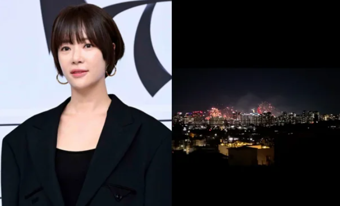 황정음 두 아들과 불꽃축제 포착, 옥상에서 나온 한마디에 웃음 터졌다