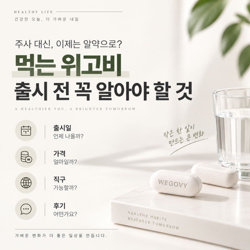 먹는 위고비, 주사 안 맞아도 된다? 출시 전 꼭 알아야 할 것