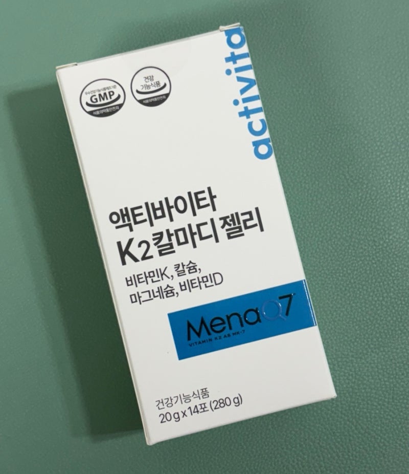 칼마디 영양제 추천 비타민K2 담은 액티바이타 K2칼마디 젤리