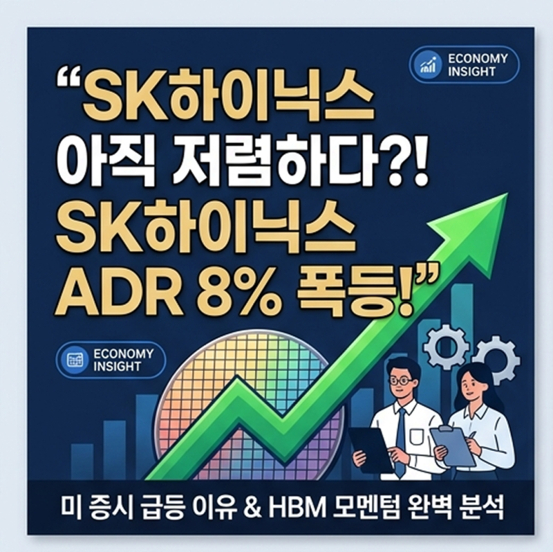 SK하이닉스, 아직 저렴하다?! SK하이닉스 ADR 8% 급등! 이번 주 주가 전망은?(HBM ·노무라 리포트 ....