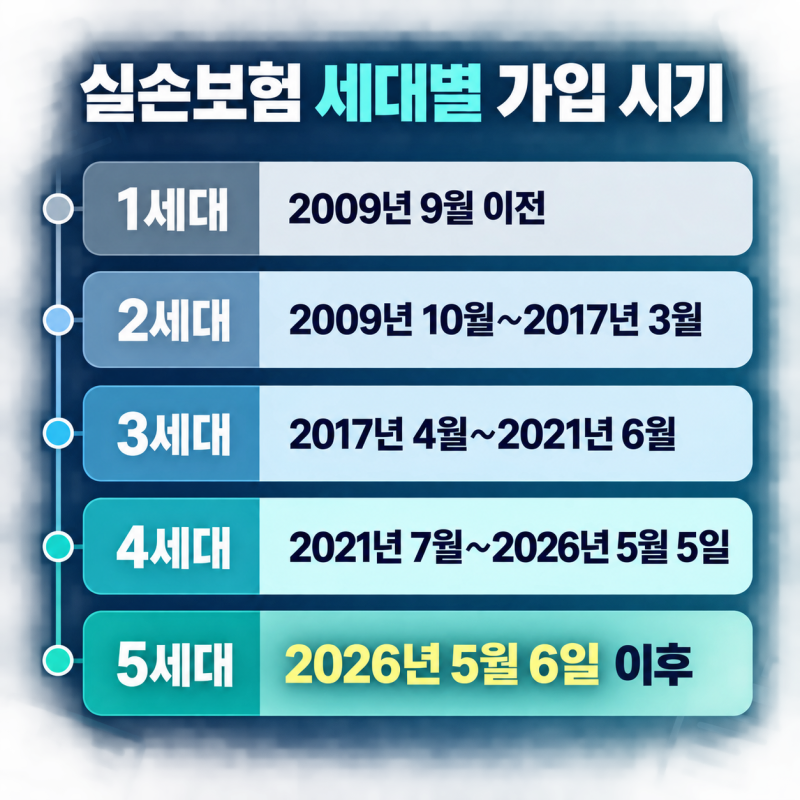 실손보험 세대별 차이, 1세대 지금 5세대로 바꾸면 손해? 11월까지 기다리세요