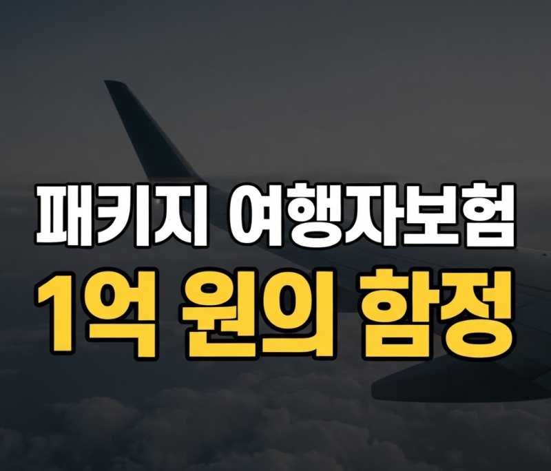 패키지 여행 무료 여행자보험, 1억 원의 함정과 숨겨진 진실