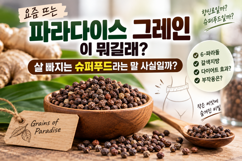 요즘 뜨는 ‘파라다이스 그레인’이 뭐길래? 살 빠지는 슈퍼푸드라는 말 사실일까