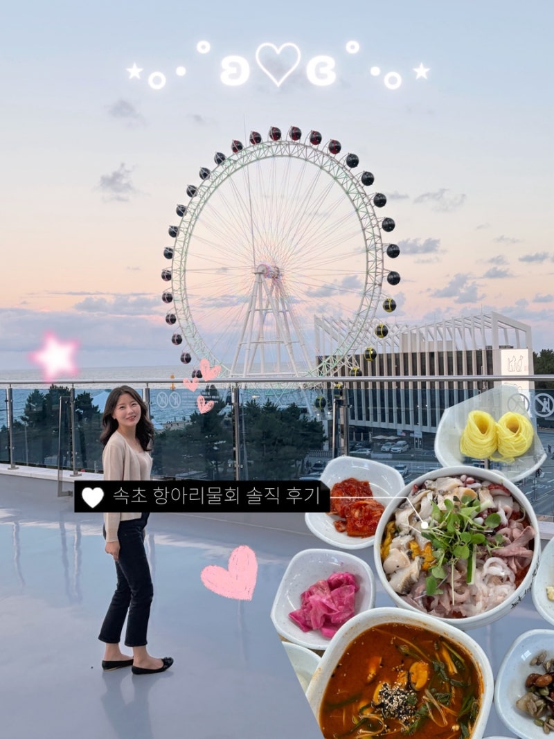 속초 동명항 근처 맛집, 선택지가 다양해 가족 단체 식사로 최고 ! 속초항아리물회 (속초아이....