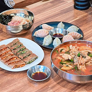 강릉장칼국수 애견동반 가능한 맛도리 강문해변 맛집