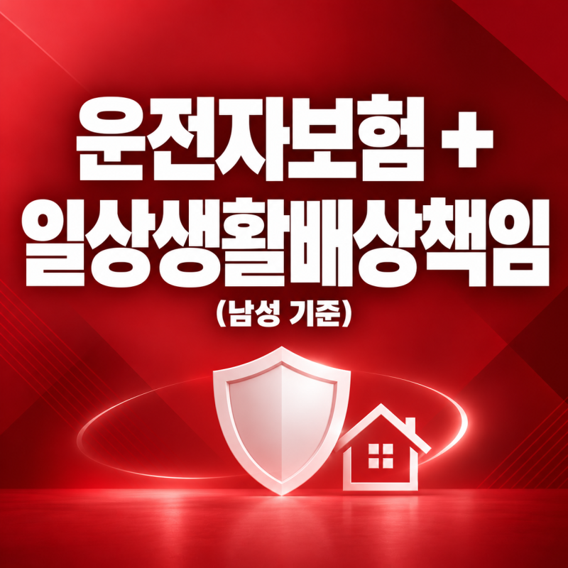 운전자보험 일상생활배상책임 추가는 메리츠가 저렴합니다