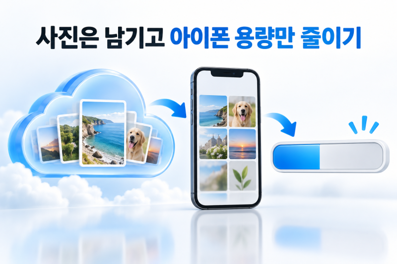 사진 정리하다 원본까지 사라집니다｜아이폰 용량만 비우고 iCloud 사진 남기는 법