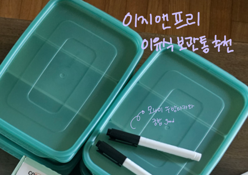 이지앤프리 이유식 큐브 보관용기 / 1달 실사용 후기