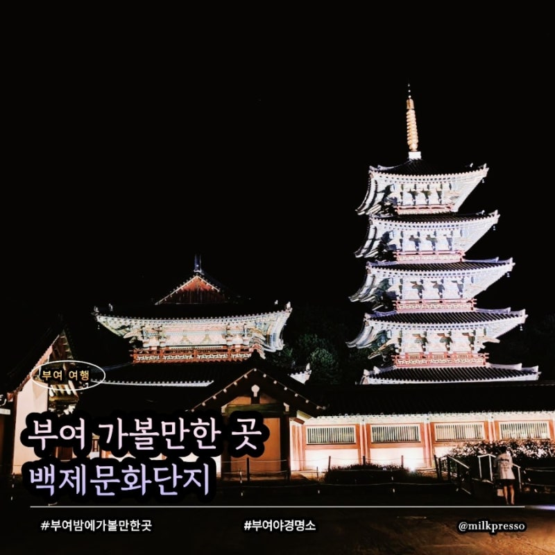 부여 백제문화단지 야간개장 입장료 포토존 공연까지 직접 다녀온 후기