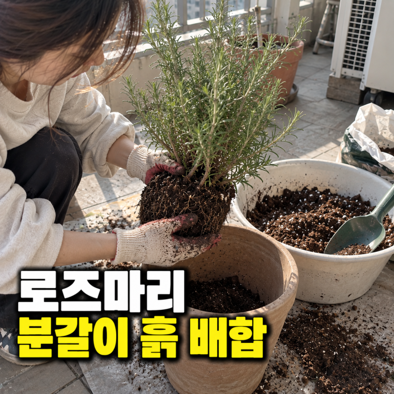 로즈마리 분갈이 흙 배합, 어떤 배양토가 최적일까