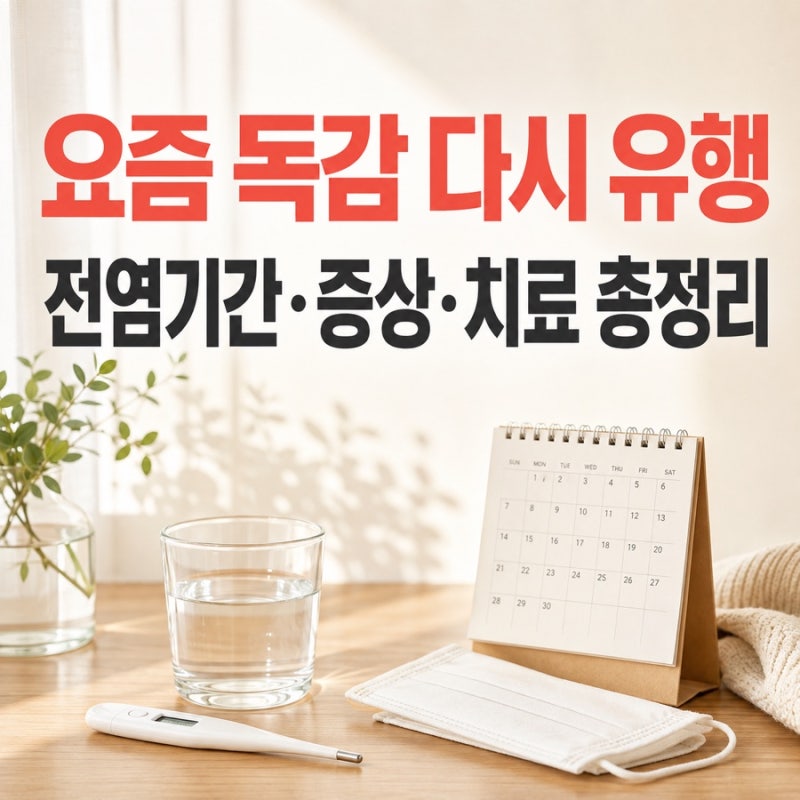 독감 다시 유행, 독감 전염기간부터 초기증상 치료방법까지 총정리