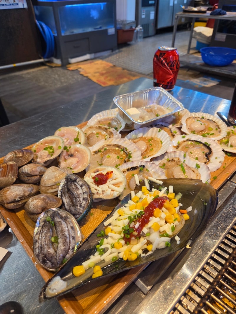 경북 포항여행 영일대 조개구이 주말 영일대 앞 조개구이 맛집 해운대조개 방문후기