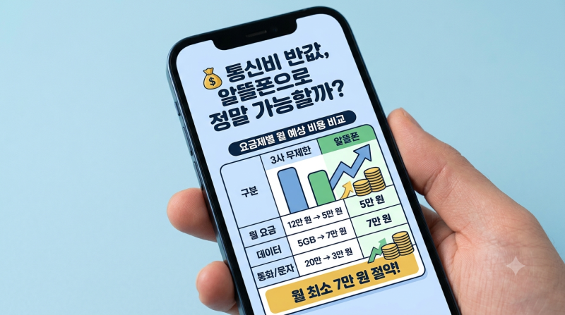 통신비 반값 줄이는 법, 알뜰폰 요금제 비교 A to Z