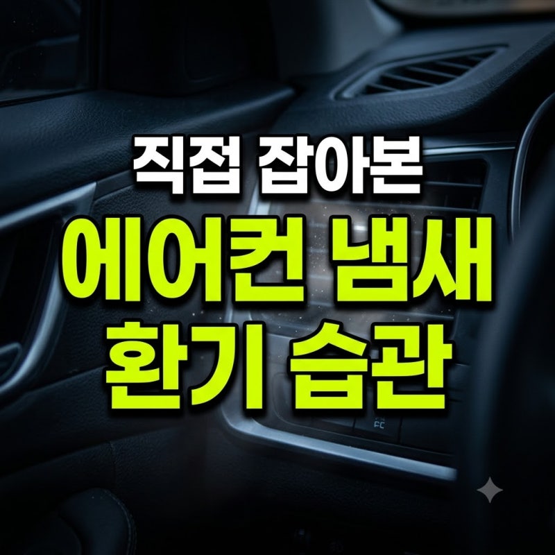 가을철 자동차 에어컨 송풍구 냄새 직접 잡아본 환기 습관
