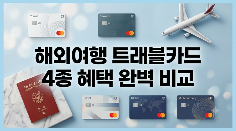 해외여행 트래블카드 4종 비교 트래블로그 트래블월렛 SOL트래블 토스 혜택 정리