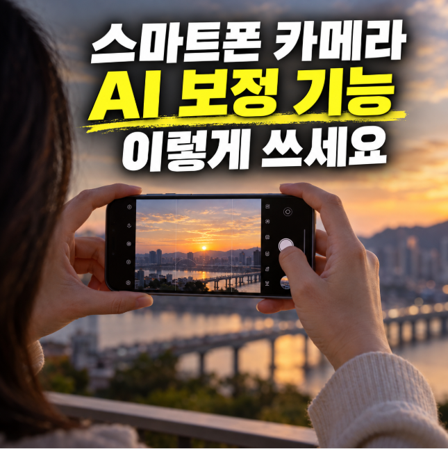 갤럭시·아이폰 기본 카메라에 숨겨진 AI 사진 보정 기능 활용법