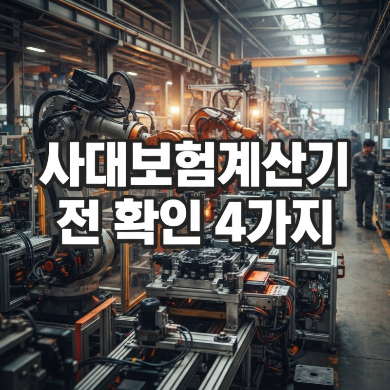 사대보험계산기, 주 52시간·월급 250만원 넣기 전 확인할 4가지