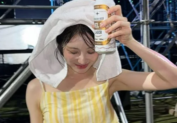 이채연 모발이식 3571모 심더니…물에 흠뻑 젖은 정수리 공개에 시선 쏠린 이유