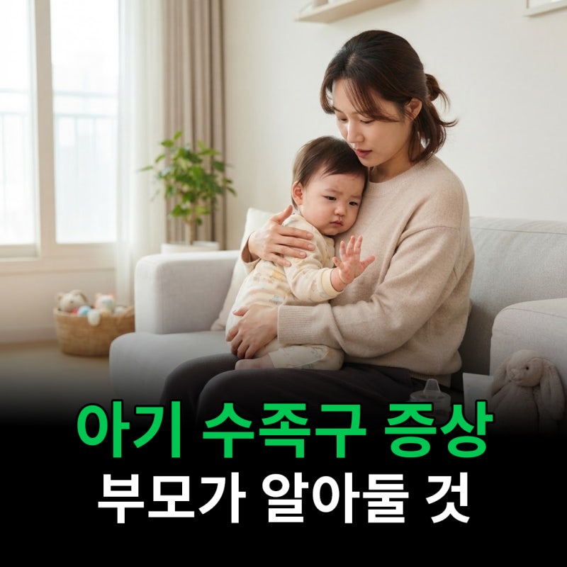 아기 수족구 증상부터 관리까지 부모가 알아둘 것