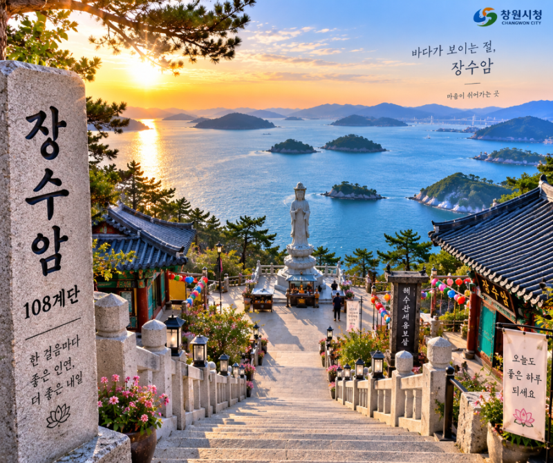 창원 가볼만한 절·암자 BEST 7｜바다가 보이는 장수암부터 천년고찰까지 창원 사찰여행