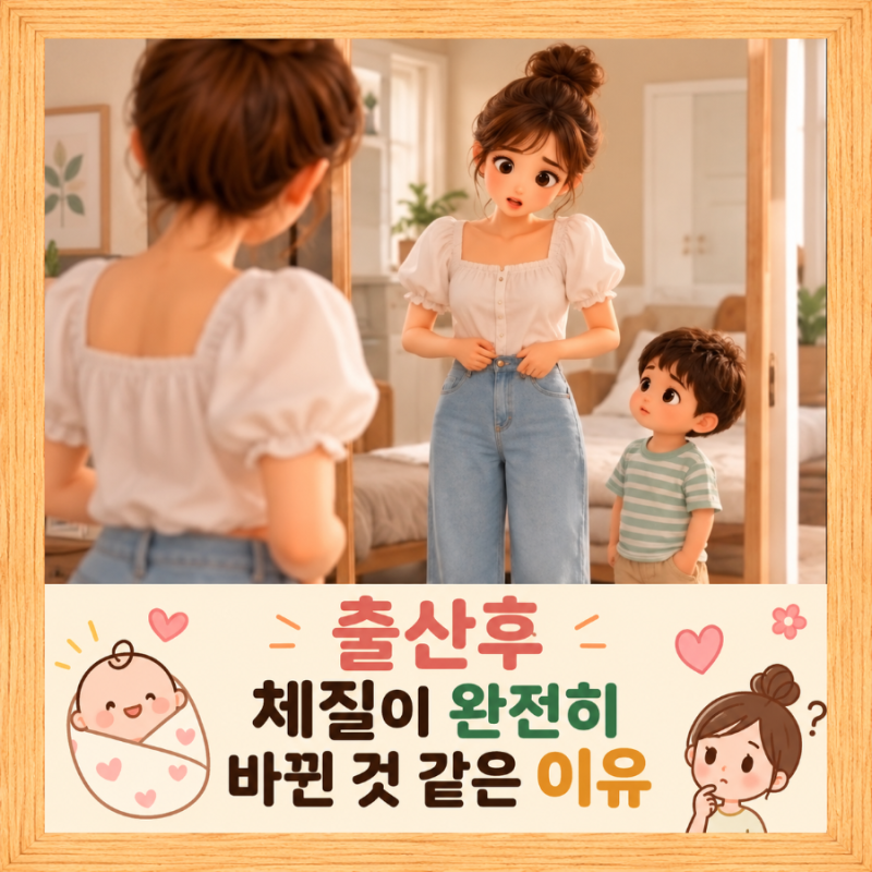 출산후 체질이 완전히 바뀐 것 같은 이유