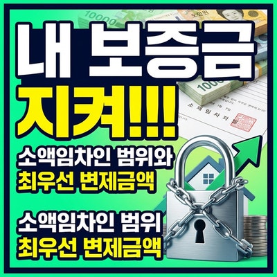 내 보증금 지켜!!! 소액임차인 범위와 최우선 변제금액 (담보권 설정일, 배당한도)