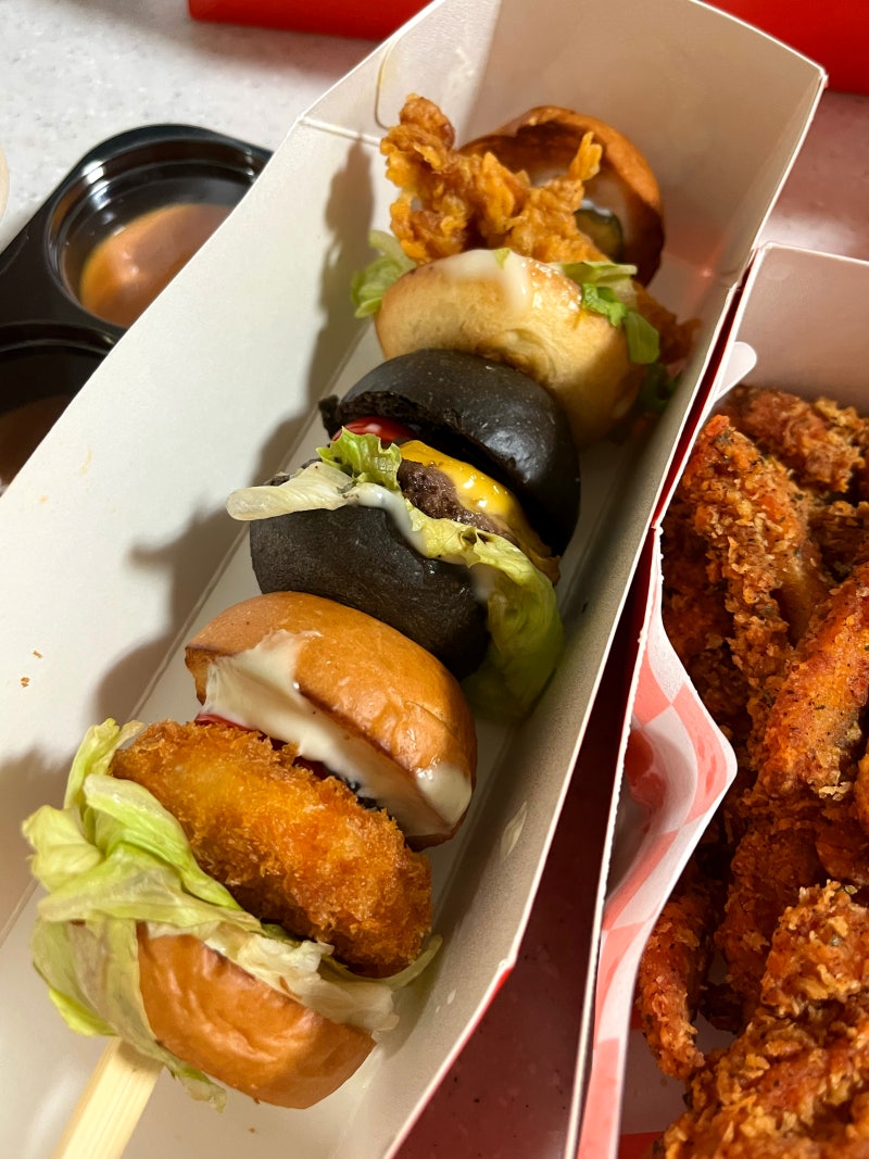 [신림역] 앵그리포테이토 감자튀김 맛집, 치킨·미니버거·쫀득감자 포장 후기