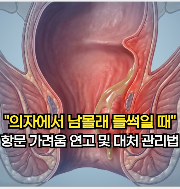 항문 가려움증 원인 "사무실 의자에서 남몰래 들썩일 때" 항문 가려움 연고 및 대처 관리법