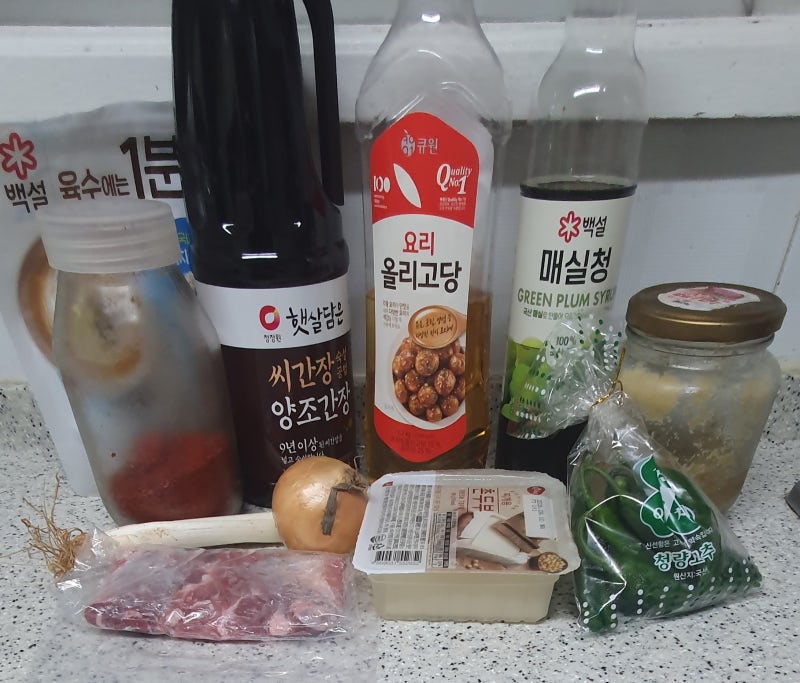 [집밥 레시피] 돼지고기 두부조림! 특수부위 도깨비살과 멸치디포리 육수의 극상 조합