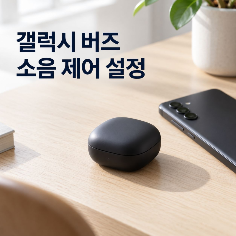 갤럭시 버즈 노이즈 캔슬링 설정 방법, 주변 소리 듣기까지 알아보기