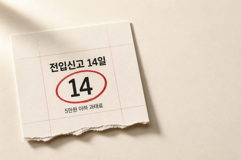 전입신고 확정일자 순서 없음, 2026년 기준 정리