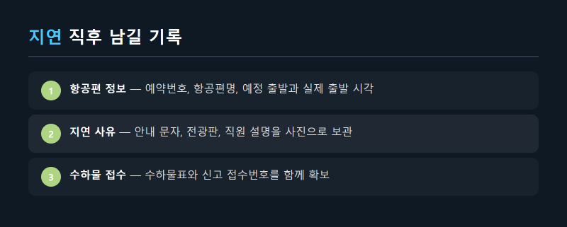 항공편 지연 시 수하물과 숙박 보상 여부 확인하는 법