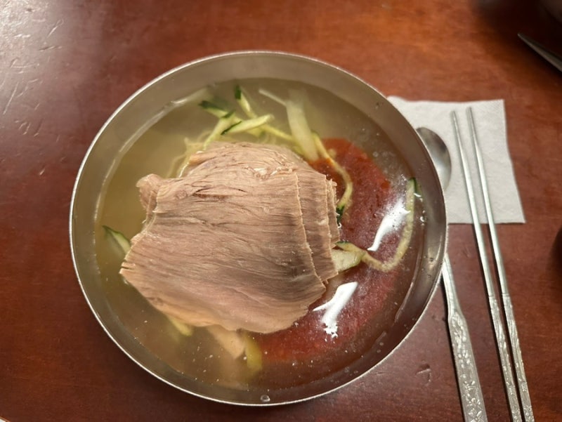 부산 광안리 밀면 맛집 '동면식밀면' 오션뷰 깔끔한 육수 맛집 후기