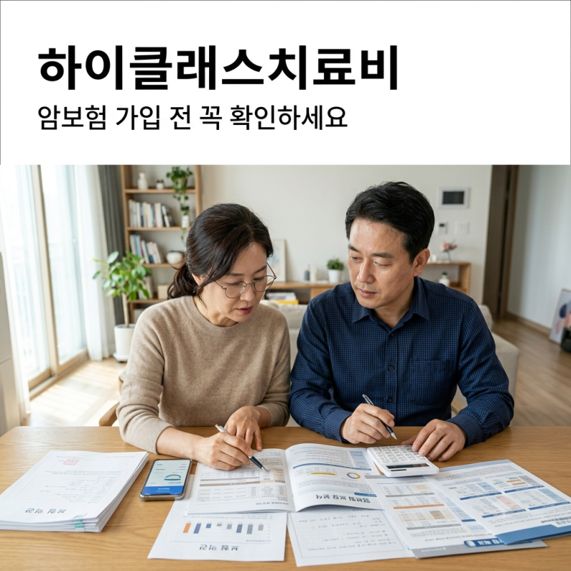 암보험 가입했는데 또 치료비 특약을 넣어야 할까? 하이클래스치료비 알아보기