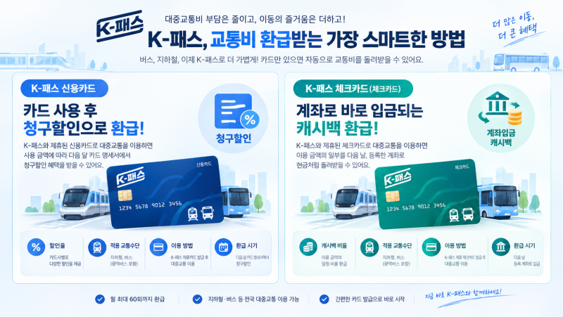 K-패스 환급금 안 들어왔을 때? 99% 해결되는 원인 5가지 총정리