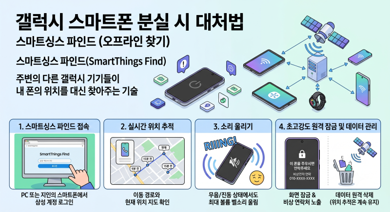 내 스마트폰 잃어버렸을 때 당황 금지! 1분 만에 분실폰 찾는 대처법 총정리