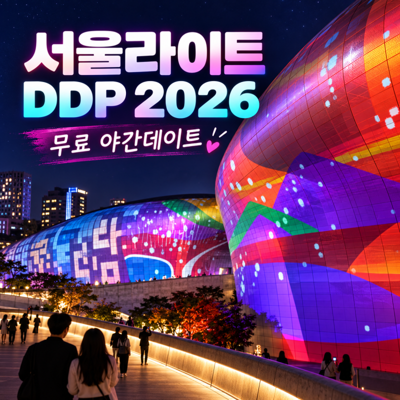 서울라이트 DDP 2026｜무료 야간데이트 운영시간·주차·동대문 할인
