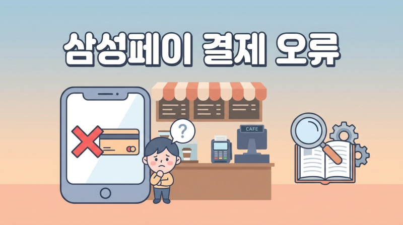 삼성페이 결제 오류, 왜 나만 안 되나 싶었어요