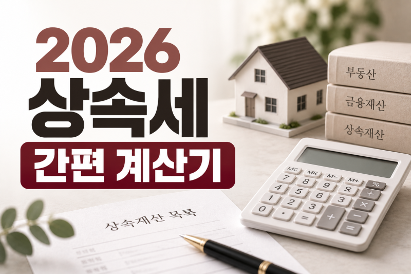 [상속세 A to Z] 상속세 계산방법, 이 '7단계 순서'만 알면 됩니다.｜"2026년 기준 상속세 계산기 ....