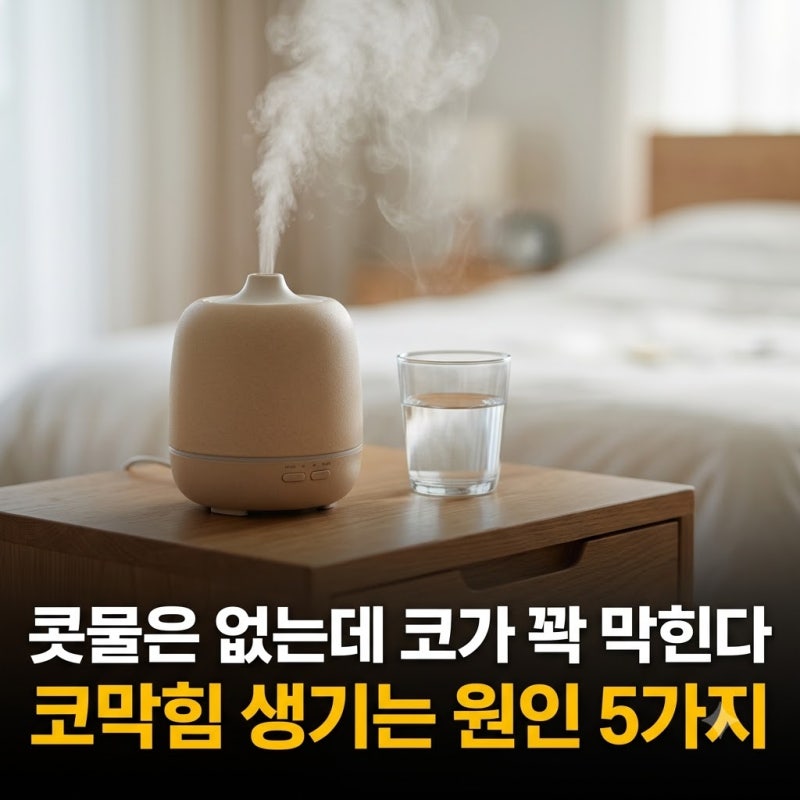 “콧물은 없는데 코가 꽉 막힌다” 코막힘 생기는 원인 5가지