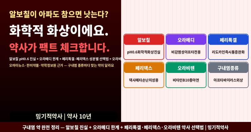 알보칠 아파도 참으면 낫는다고요?...화학적 화상이에요 약사가 팩트 체크할게요
