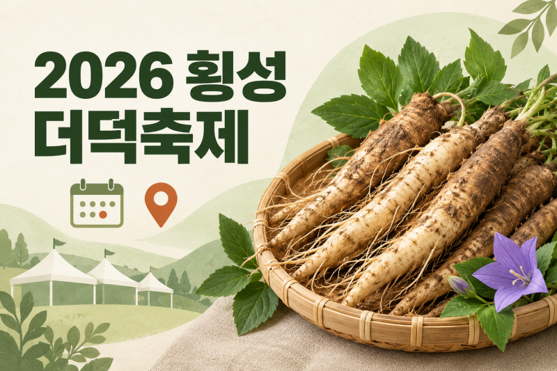 더덕 캐기 해볼까? 2026 횡성더덕축제 일정과 방문 준비